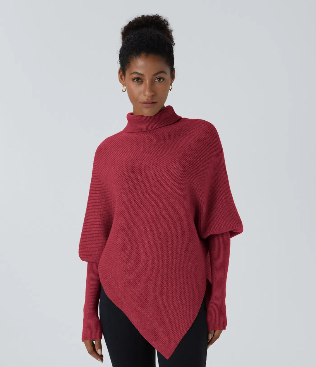 Amaya™ – Asymmetrischer Rollkragenpullover