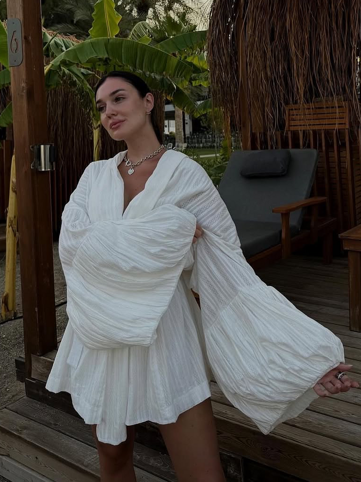 Selena™ - Kimono-Set mit ausgestellten Ärmeln