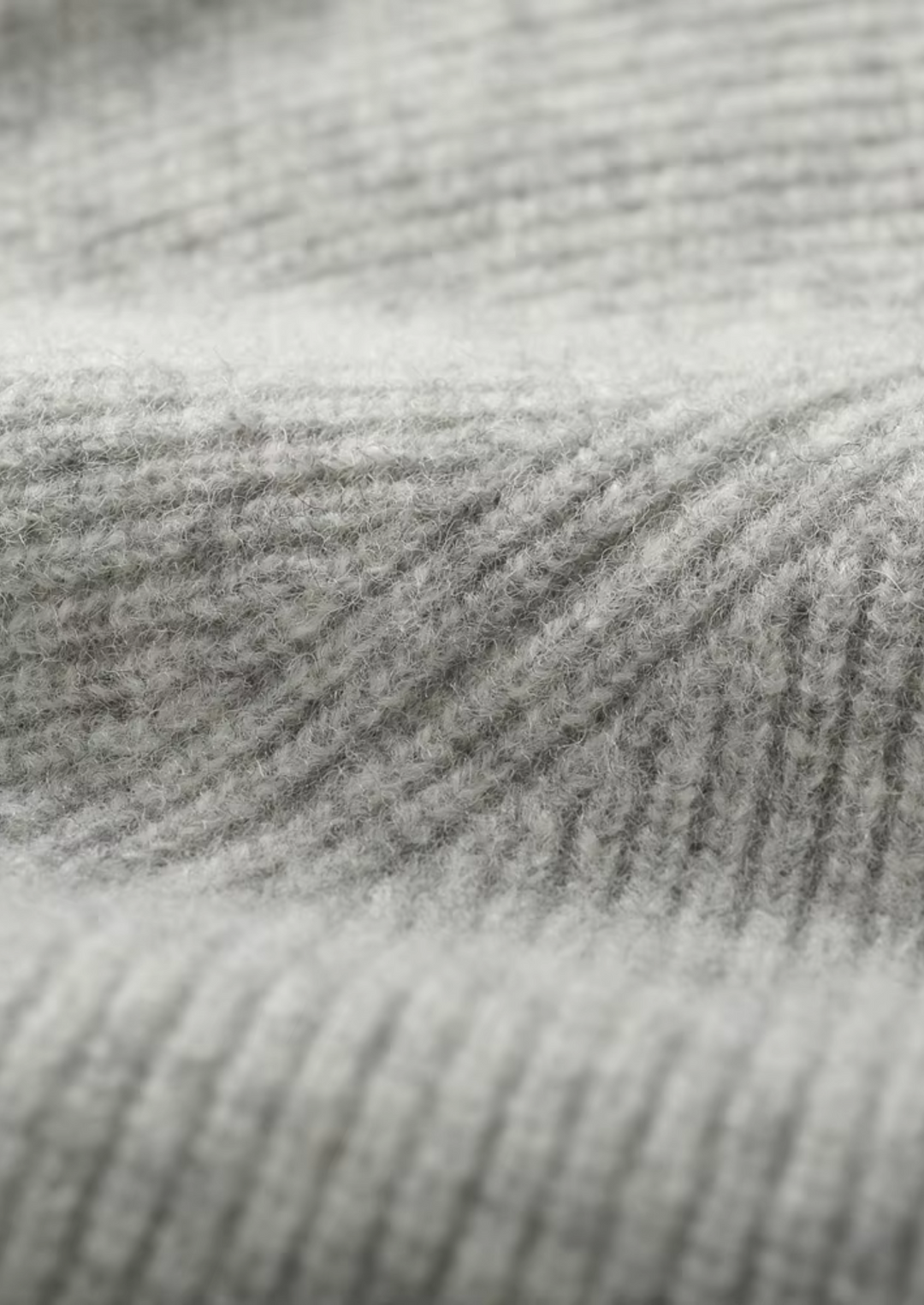 CIÉLO Merino Luxe Pullover mit geripptem Reißverschluss