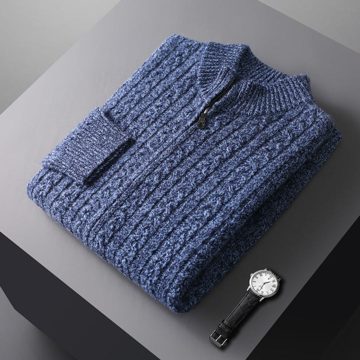 CIÉLO Merino Heritage Zopfstrickjacke