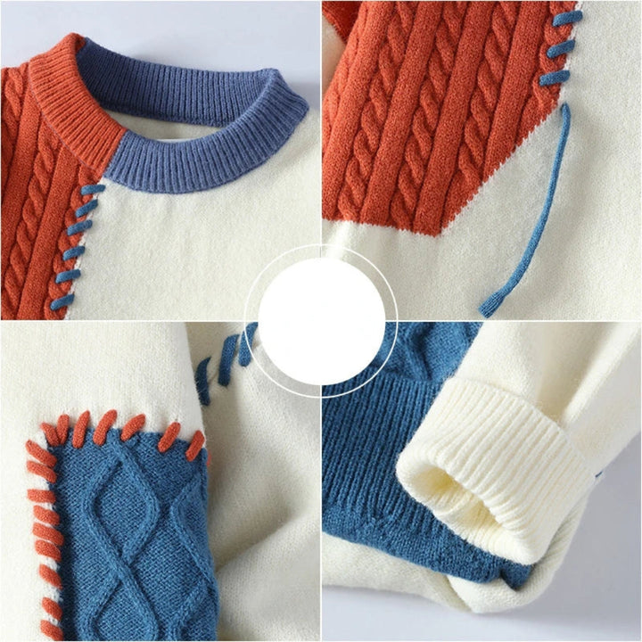 Aron™ - Patchwork-Pullover