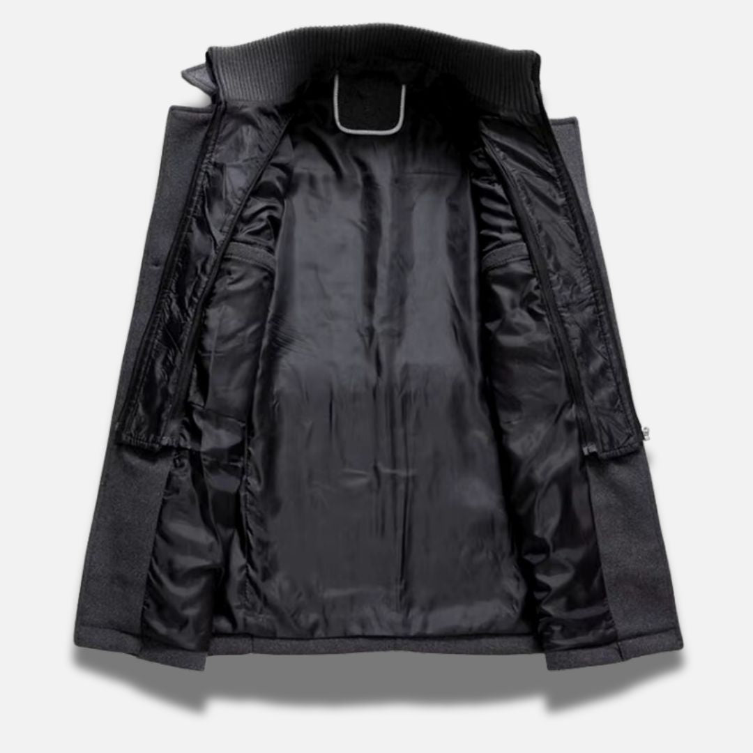 Benjamin™ - Eleganter Mantel aus einer Wollmischung