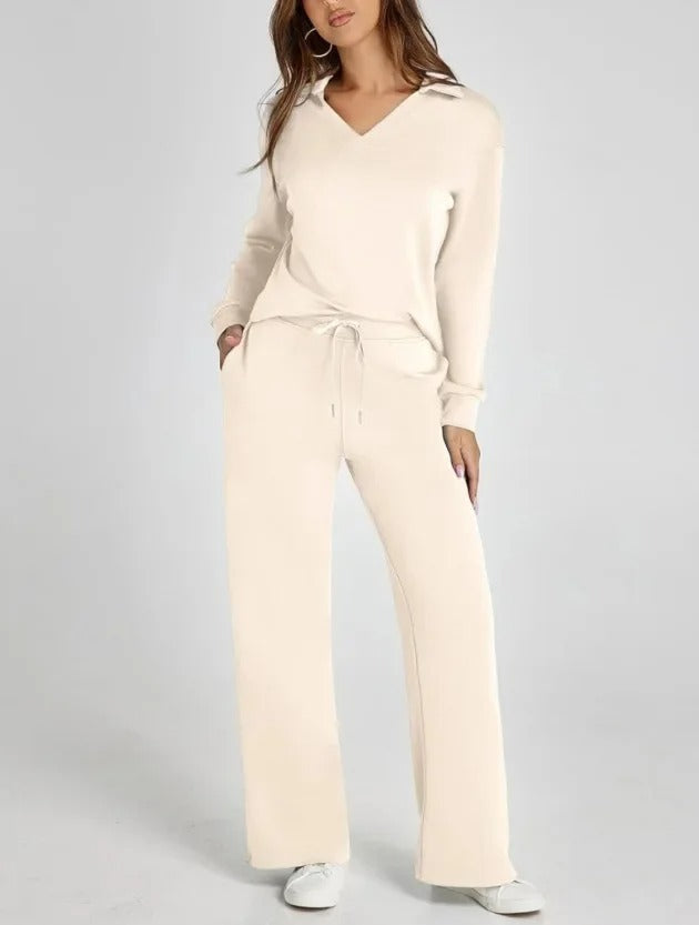 Carly™ - Elegantes Schlaghosen-Set mit hoher Taille
