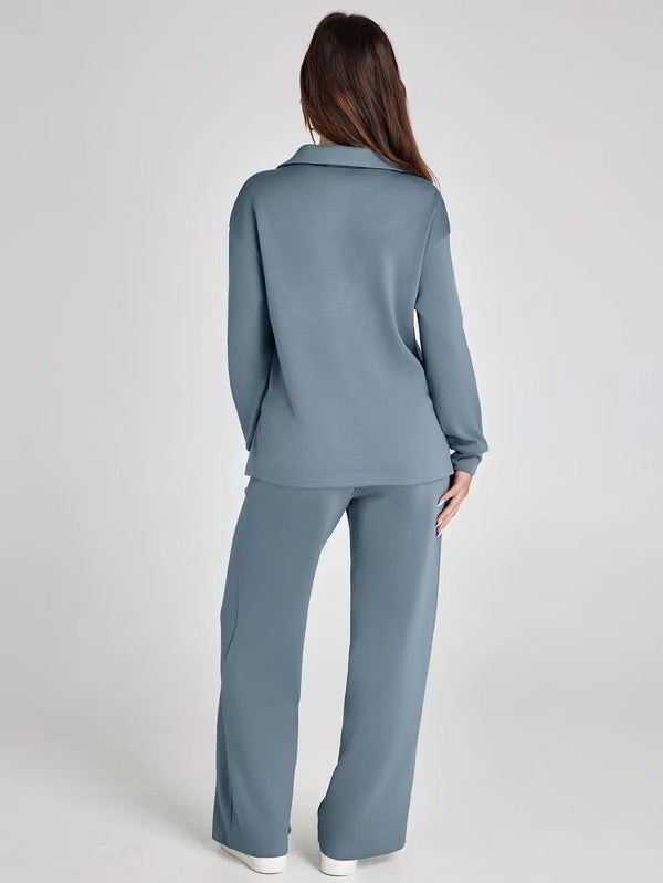Carly™ - Elegantes Schlaghosen-Set mit hoher Taille