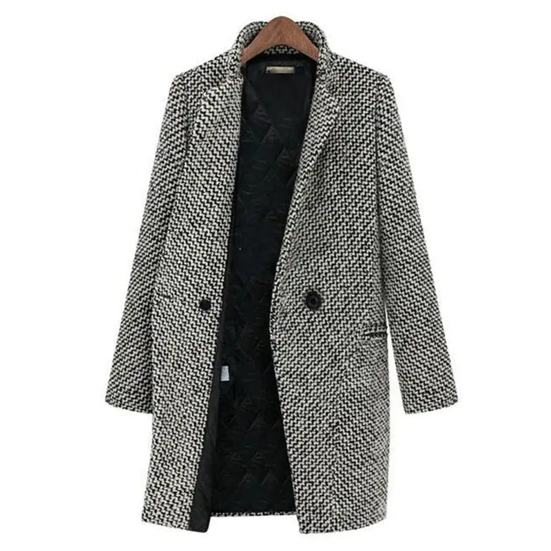 Liva™ - Eleganter langer Midimantel für zeitlose Raffinesse