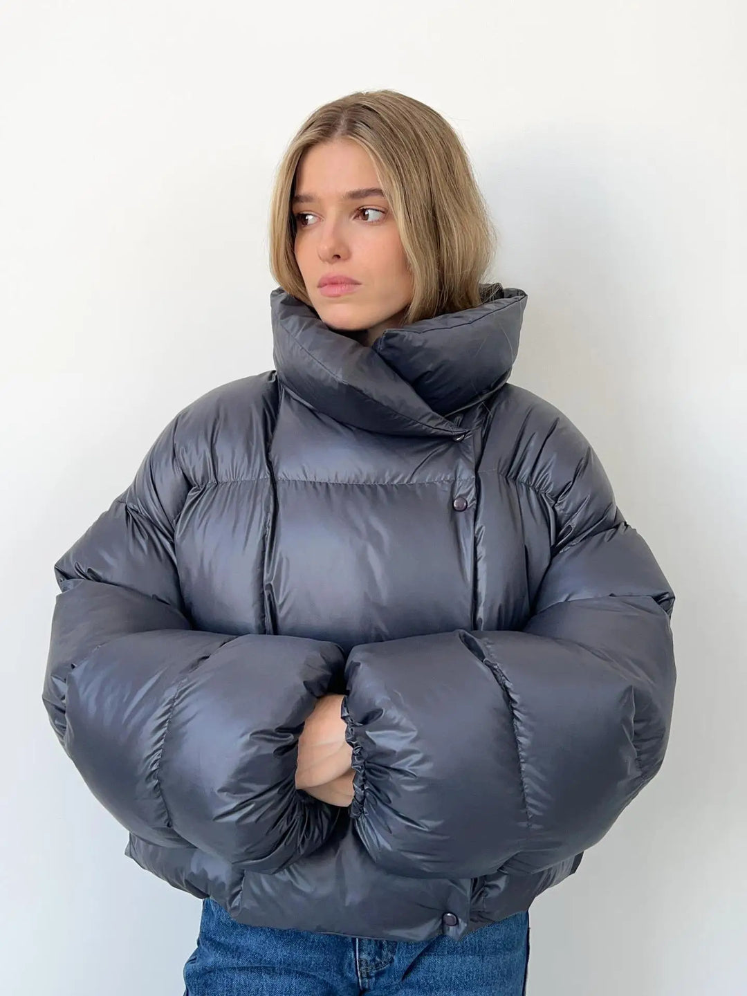 Maeve™ - Doppellagige Pufferjacke in Übergröße
