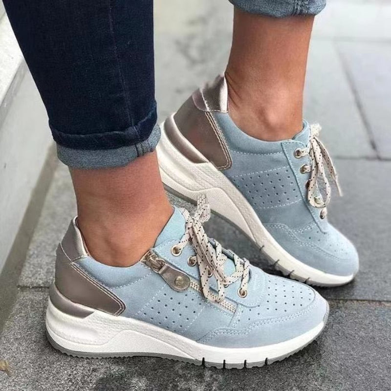Elina Sneakers™ - Ultimative Komfortschuhe Hellblau / 36