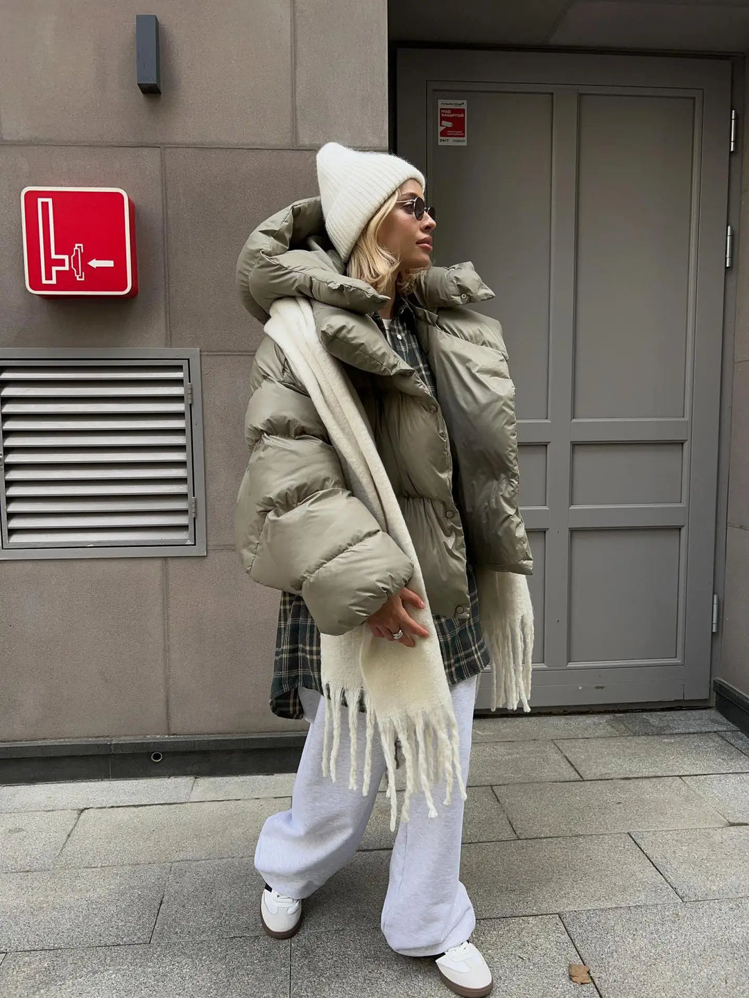 Maeve™ - Doppellagige Pufferjacke in Übergröße