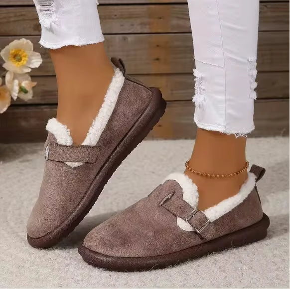 Cléa™ - Verstellbare Hausschuhe mit Fleece-Futter
