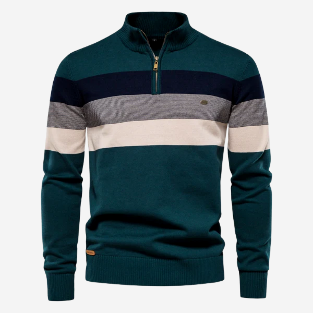 Lawrence™ - Gestreifter Retro-Pullover