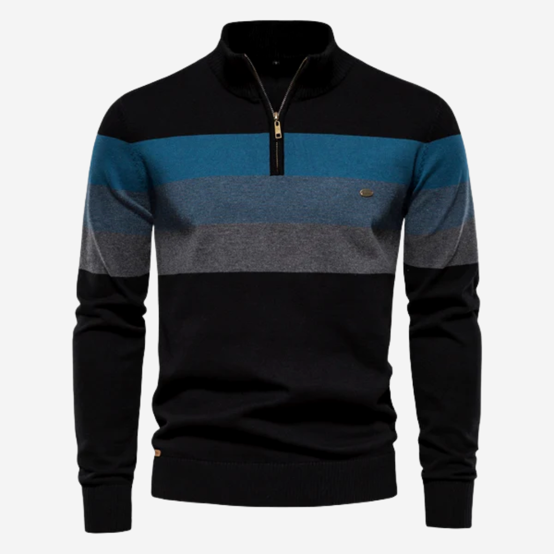 Lawrence™ - Gestreifter Retro-Pullover