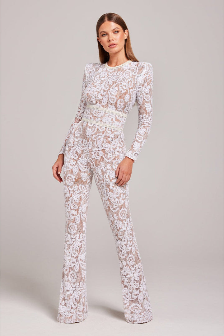 Féline™ - Eleganter Spitzen-Jumpsuit