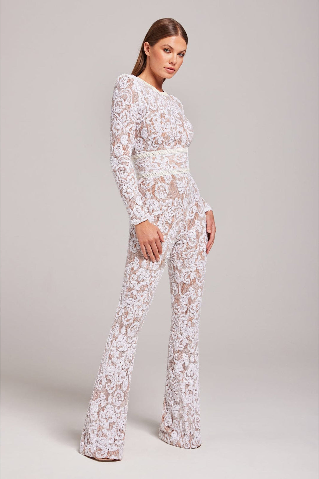 Féline™ - Eleganter Spitzen-Jumpsuit