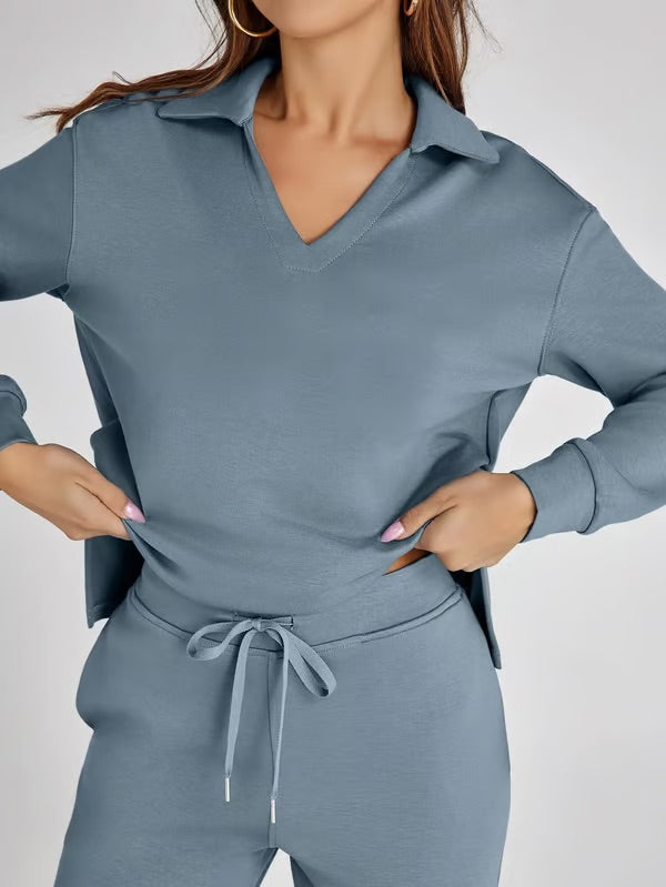 Carly™ - Elegantes Schlaghosen-Set mit hoher Taille